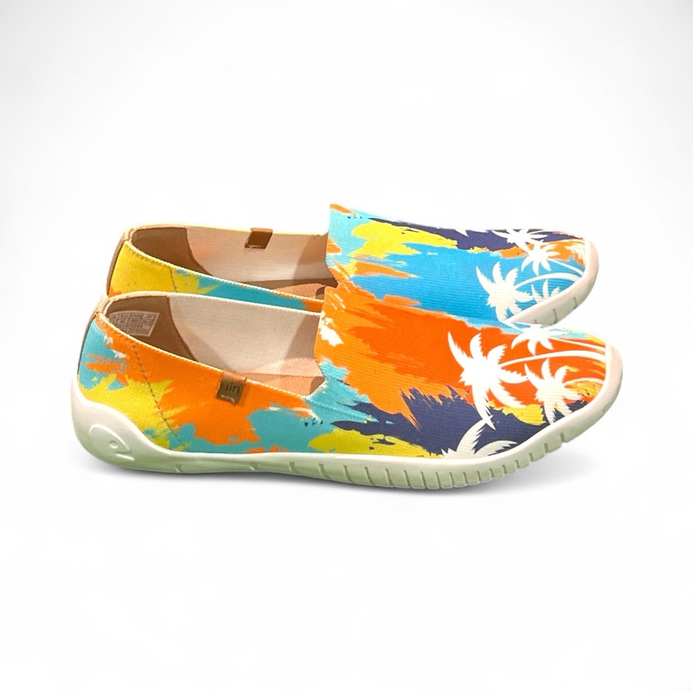 UIN Palm Reflection Menorca II Women Colorful Canvas Sneakers